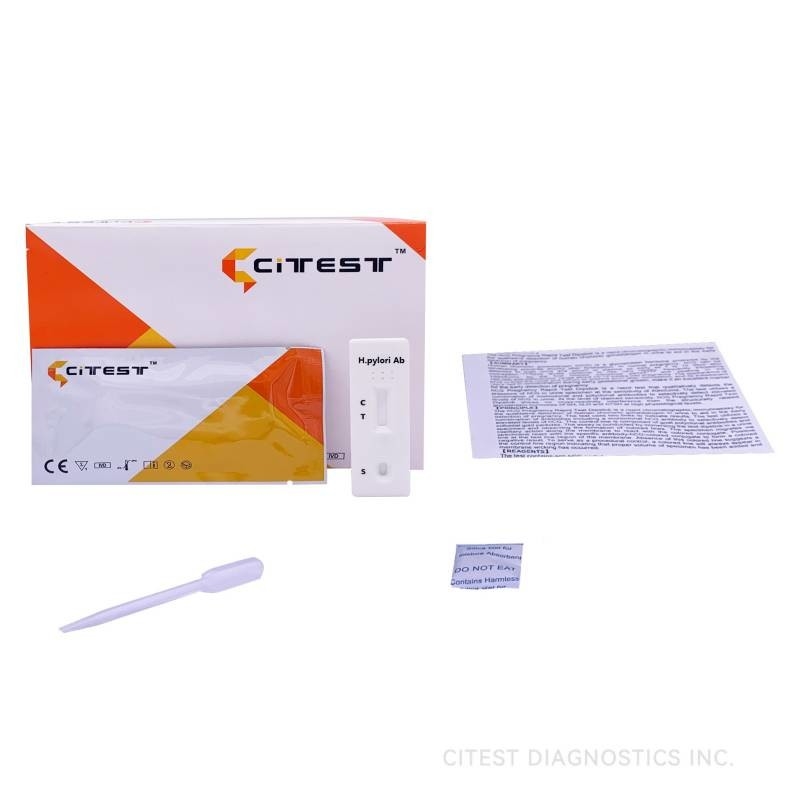H. pylori Antibody Rapid Test， chromatographic immunoassay，whole blood, serum, or plasma